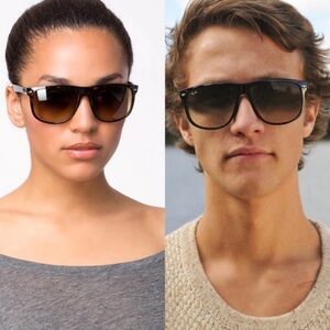 RAY-BAN RB 4147 601/32 Boyfriend Black/Grey Lens NEW